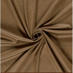 Suede Wildleer foliedruk Effen stretch Camel 22108/053