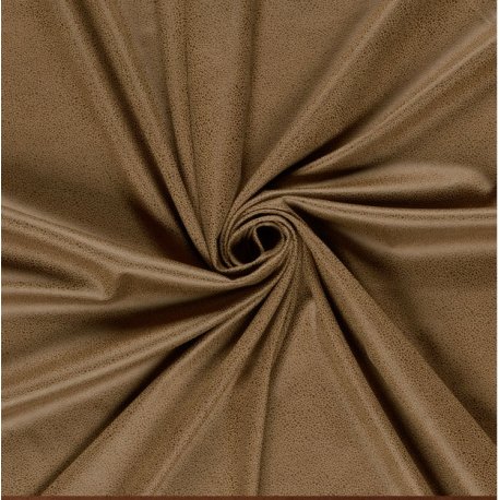 Suede Wildleer foliedruk Effen stretch Camel 22108/053