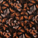 Jacquard stof garen geverfd dierenhuiden oranje 211955.0803
