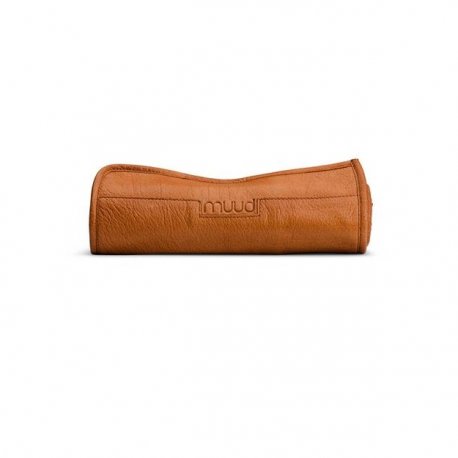MUUD Bea. Handgemaakt leren etui voor breinaalden O25xO49OxØC10cm - kleur WHISKY 042.QB4430