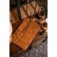 MUUD Bea. Handgemaakt leren etui voor breinaalden O25xO49OxØC10cm - kleur WHISKY 042.QB4430