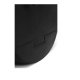 MUUD Bella. Handgemaakt leren ronde schoudertas Ø23x9cm - kleur black 042.QB4445R1