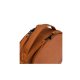 MUUD Bella. Handgemaakt leren ronde schoudertas Ø23x9cm - kleur WHISKY 042.QB4445R1