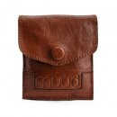 MUUD Bergen. Handgemaakt leren etuit voor handwerkaccessoires 9.5x8cm - kleur Rich Brown RBROWN 042.QB4200