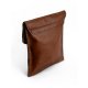 MUUD Bergen. Handgemaakt leren etuit voor handwerkaccessoires 9.5x8cm - kleur Rich Brown RBROWN 042.QB4200