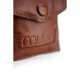 MUUD Bergen. Handgemaakt leren etuit voor handwerkaccessoires 9.5x8cm - kleur Rich Brown RBROWN 042.QB4200