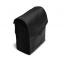 MUUD Betina XL Handgemaakt leren etui 19 x 15 cm - kleur black 042.QB4619