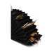 MUUD Betina XL Handgemaakt leren etui 19 x 15 cm - kleur black 042.QB4619