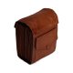 MUUD Betina XL Handgemaakt leren etui 19 x 15 cm - kleur Rich Brown RBROWN 042.QB4619