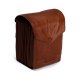 MUUD Betina XL Handgemaakt leren etui 19 x 15 cm - kleur Rich Brown RBROWN 042.QB4619