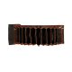 MUUD Betina XL Handgemaakt leren etui 19 x 15 cm - kleur Rich Brown RBROWN 042.QB4619