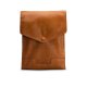 MUUD Betina XL Handgemaakt leren etui 19 x 15 cm - kleur WHISKY 042.QB4619