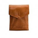 MUUD Betina XL Handgemaakt leren etui 19 x 15 cm - kleur WHISKY 042.QB4619