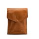 MUUD Betina XL Handgemaakt leren etui 19 x 15 cm - kleur WHISKY 042.QB4619