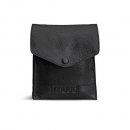 MUUD Betina. Handgemaakt leren etuit voor verwisselbare breinaalden 17x13xO23cm - kleur black 042.QB4446R1