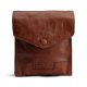 MUUD Betina. Handgemaakt leren etuit voor verwisselbare breinaalden 17x13xO23cm - kleur black Rich Brown RBROWN