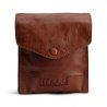 MUUD Betina. Handgemaakt leren etuit voor verwisselbare breinaalden 17x13xO23cm - kleur black Rich Brown RBROWN