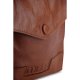 MUUD Betina. Handgemaakt leren etuit voor verwisselbare breinaalden 17x13xO23cm - kleur black Rich Brown RBROWN