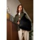 MUUD Betsy XL. Handgemaakt leren shopper 43x46x43cm - kleur black 042.QB4439R2