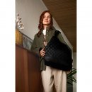 MUUD Betsy XL. Handgemaakt leren shopper 43x46x43cm - kleur black 042.QB4439R2