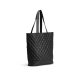 MUUD Betsy XL. Handgemaakt leren shopper 43x46x43cm - kleur black 042.QB4439R2