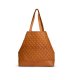 MUUD Betsy XL. Handgemaakt leren shopper 43x46x43cm - kleur WHISKY 042.QB4439R2