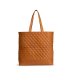 MUUD Betsy XL. Handgemaakt leren shopper 43x46x43cm - kleur WHISKY 042.QB4439R2