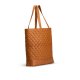 MUUD Betsy XL. Handgemaakt leren shopper 43x46x43cm - kleur WHISKY 042.QB4439R2