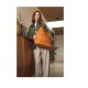 MUUD Betsy XL. Handgemaakt leren shopper 43x46x43cm - kleur WHISKY 042.QB4439R2
