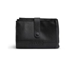 MUUD Billie Etui. Handgemaakt leren handwerketui C19x13cm - O27.5x38cm - kleur black 042.QB4442R1
