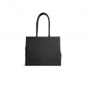 MUUD Bina XL. Handgemaakt leren shopper met afneembare portemonnee 35x43x18cm - kleur black 042.QB4438R2