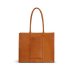 MUUD Bina XL. Handgemaakt leren shopper met afneembare portemonnee 35x43x18cm - kleur WHISKY 042.QB4438R2