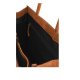 MUUD Bina XL. Handgemaakt leren shopper met afneembare portemonnee 35x43x18cm - kleur WHISKY 042.QB4438R2