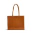 MUUD Bina XL. Handgemaakt leren shopper met afneembare portemonnee 35x43x18cm - kleur WHISKY 042.QB4438R2