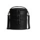 MUUD Bturn. Handgemaakt leren tas voor diverse projecten 27xØ25cm - kleur black 042.QB4443R1