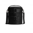 MUUD Bturn. Handgemaakt leren tas voor diverse projecten 27xØ25cm - kleur black 042.QB4443R1