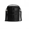 MUUD Bturn. Handgemaakt leren tas voor diverse projecten 27xØ25cm - kleur black 042.QB4443R1