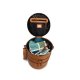 MUUD Bturn. Handgemaakt leren tas voor diverse projecten 27xØ25cm - kleur WHISKY 042.QB4443R1