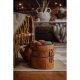 MUUD Bturn. Handgemaakt leren tas voor diverse projecten 27xØ25cm - kleur WHISKY 042.QB4443R1