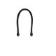 MUUD Bibi. Handgemaakt leren tashengsel 73cm - kleur black 042.QB4444