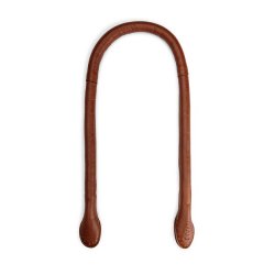 MUUD Bibi. Handgemaakt leren tashengsel 73cm - kleur Rich Brown RBROWN 042.QB4444