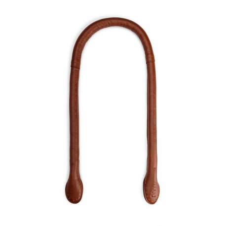 MUUD Bibi. Handgemaakt leren tashengsel 73cm - kleur Rich Brown RBROWN 042.QB4444