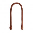 MUUD Bibi. Handgemaakt leren tashengsel 73cm - kleur Rich Brown RBROWN 042.QB4444